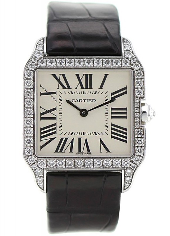 Montre cartier hotsell femme diamant