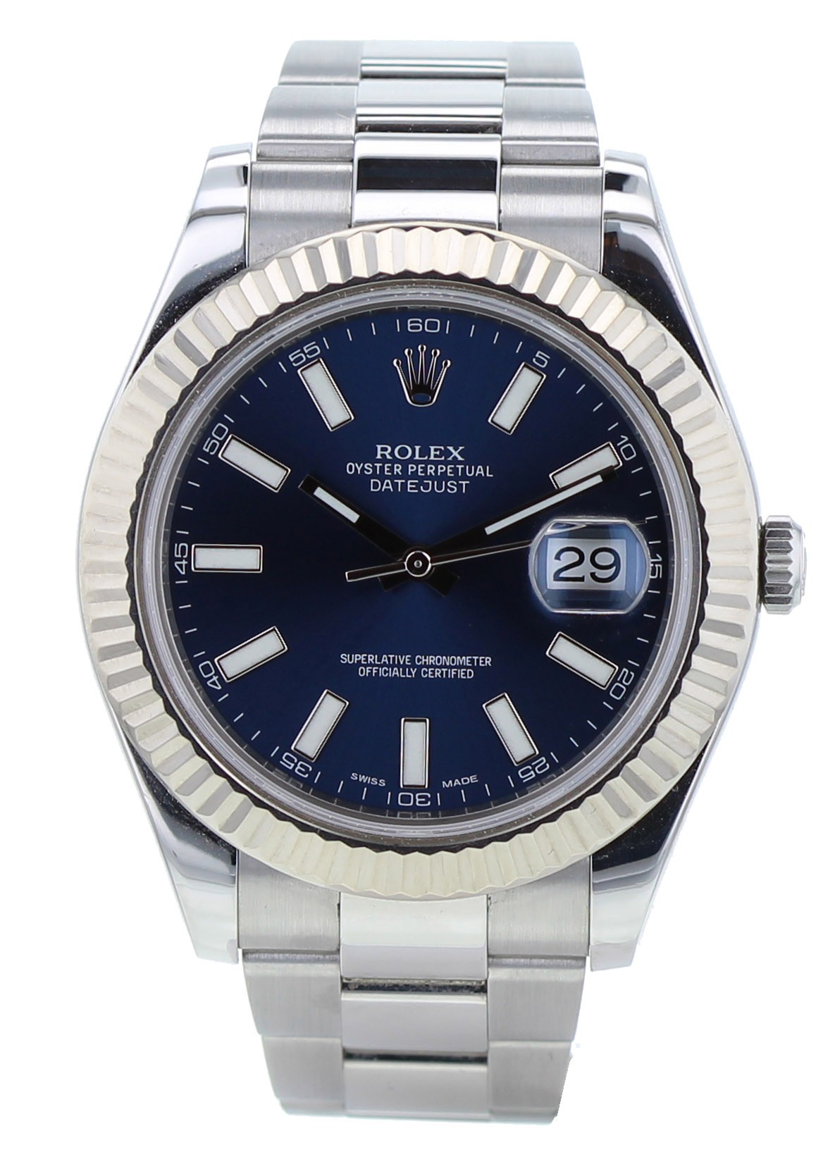 datejust 42 blue dial