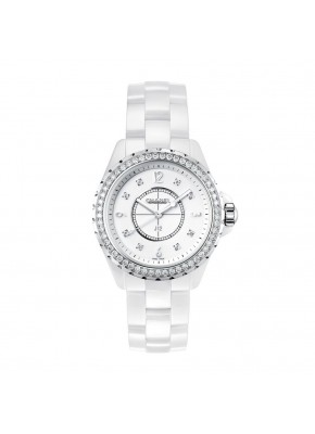  Ladies J12 White Dial Ceramic Watch H3110