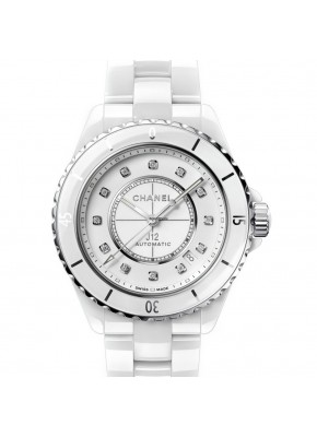  J12 Quartz 33 Mm White Dial + Diamonds H5704