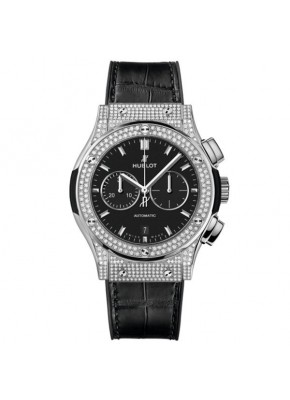  Classic fusion chronograph titanium pavé 42 mm 541.NX.1171.LR.1704