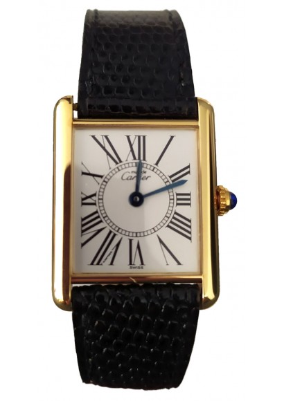 Cartier tank online must vermeil