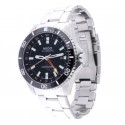  Ocean Star Captain Gmt 44mm Black Dial Ceramic Bezel Steel Bracelet M0266291105101