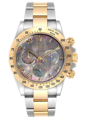  Daytona Cosmograph Stainless Steel Gold MOP 116523
