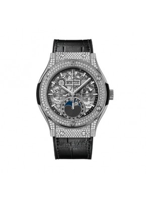 Classic fusion aerofusion moonphase titanium pavé 42 mm 547.NX.0170.LR.1704