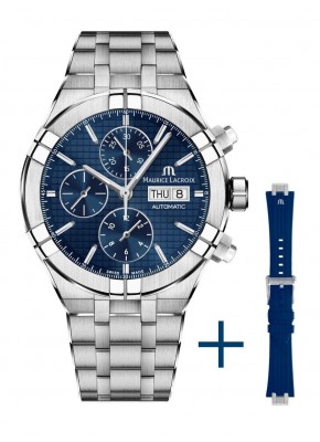 Maurice Lacroix AI6038 SS00F 430 C AIKON Automatic Chronograph 44mm AI6038 SS00F 430 C