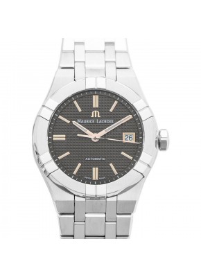 Maurice Lacroix AI6007 SS002 331 2 Aikon Automatic Black Dial Mens Watch AI6007 SS002 331 2