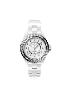 Orologio J12 con lunetta di diamanti Calibro 12.1 38 mm H7189
