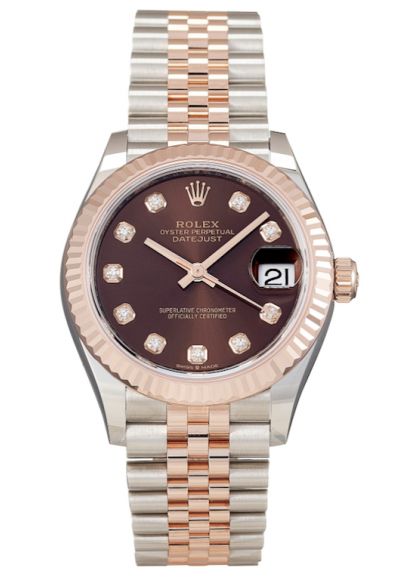 Datejust 31 Oyster, 31 mm, acier Oystersteel et or Everose Datejust 31 Oyster, 31 mm, acier Oystersteel et or Everose