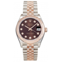  Datejust 31 Oyster, 31 mm, acier Oystersteel et or Everose 