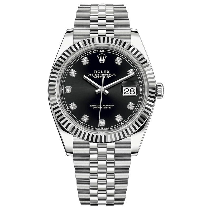 Rolex Rolex datejust 41 black dial 126334 126334 Rolex Datejust