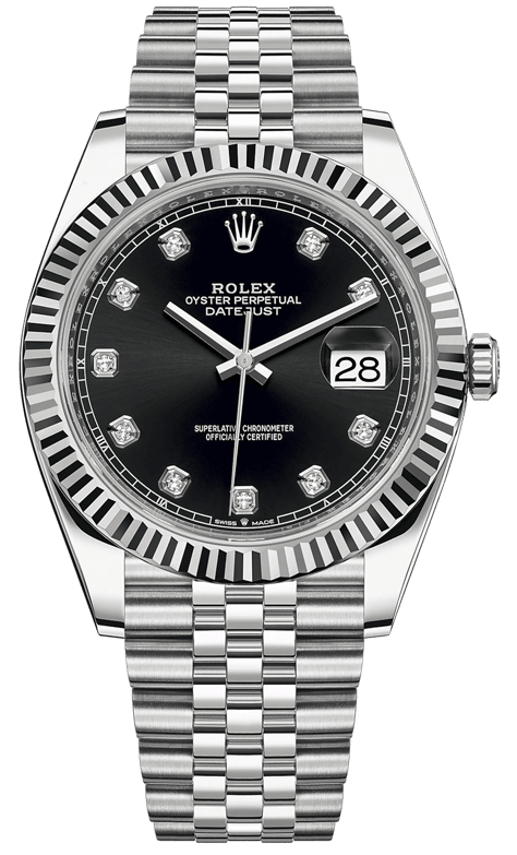 Rolex Rolex datejust 41 black dial 126334 126334 Rolex Datejust