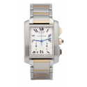  Tank Française CARTIER Tank Francaise 2653 steel and 18K yellow gold