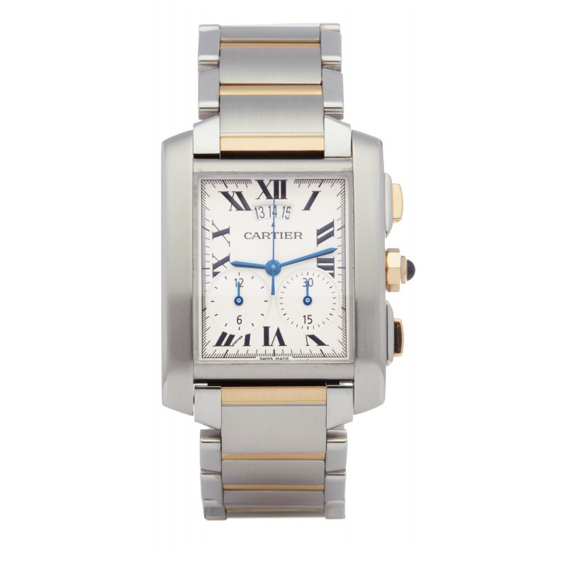 Cartier tank francaise discount chrono