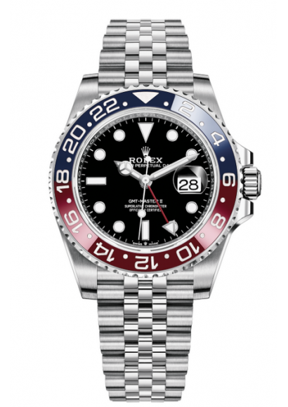  GMT-Master II 126710BLRO GMT-Master II 40mm Steel Jubilee Pepsi