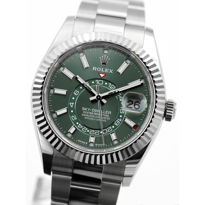 Rolex Sky Dweller Green 326934 326934 Rolex Sky Dweller