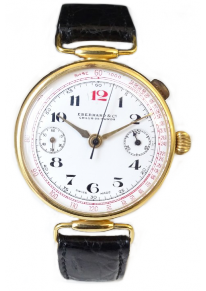 Eberhard & Co Chaux de fond mono pusher chrono 18K Eberhard & Co Chaux de fond mono pusher chrono 18K