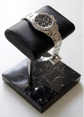 The Watch Stand Black Silver