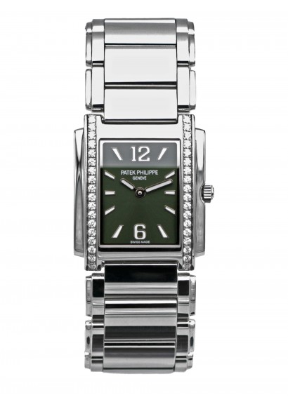 Patek Philippe Twenty~4 Green Olive Dial 4910/1200A-011 Patek Philippe Twenty~4 Green Olive Dial 4910/1200A-011
