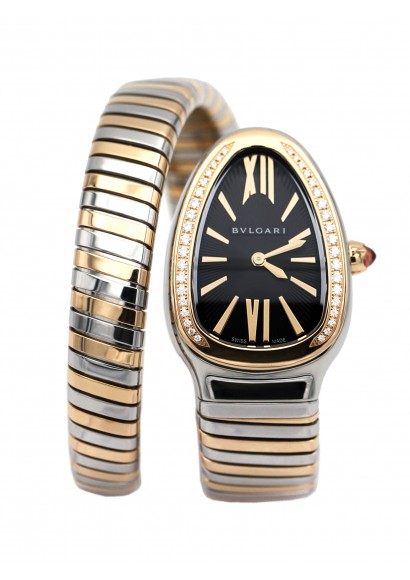 Bvlgari Serpenti Tubogas Single Spiral Diamonds SP35SPG Bvlgari Serpenti Tubogas Single Spiral Diamonds SP35SPG