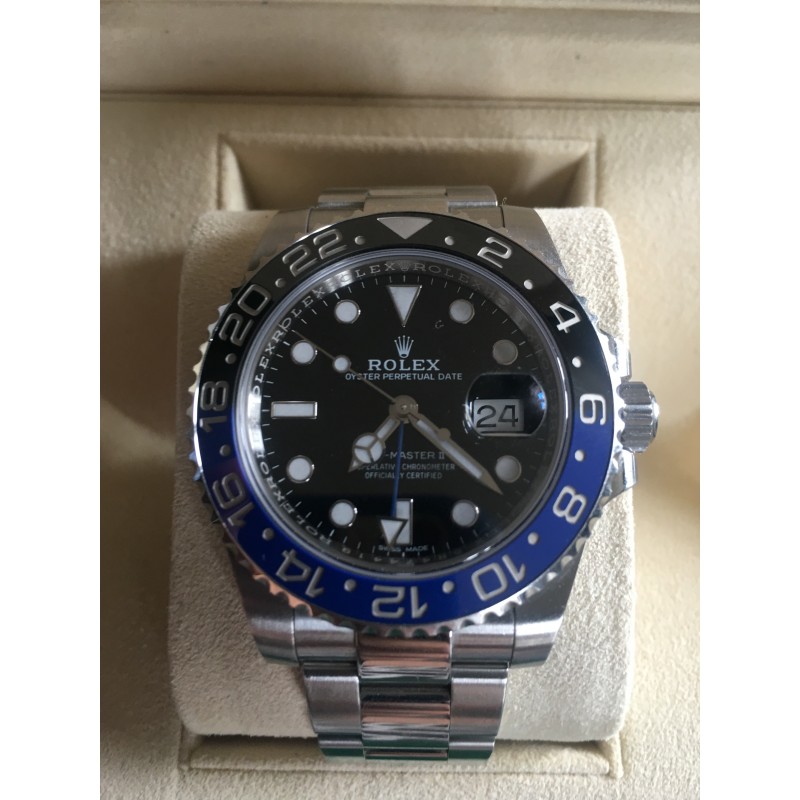 Rolex GMT Master II 116710BLNR &quot;Batman&quot; 3698 Preloved luxury watches