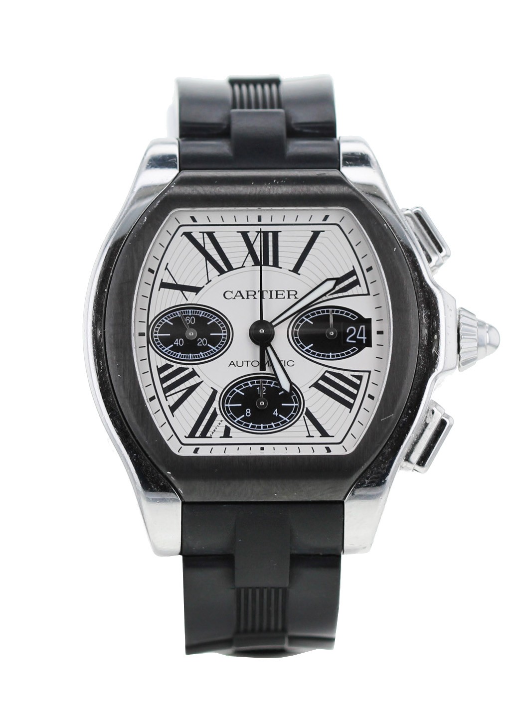 cartier roadster watch rubber strap