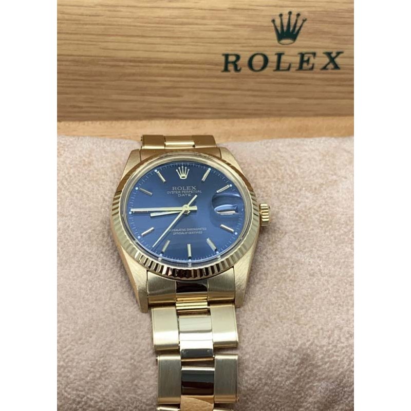 Afvise blad audition Rolex Oyster Perpetual Date 18k 15038 4462 Rolex Datejust