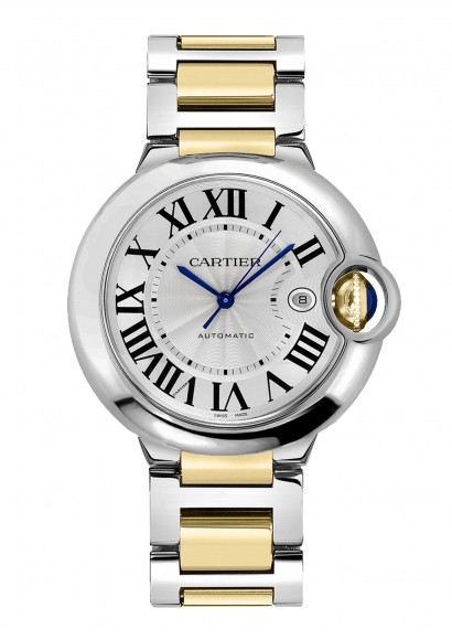 cartier ballon bleu gold and silver