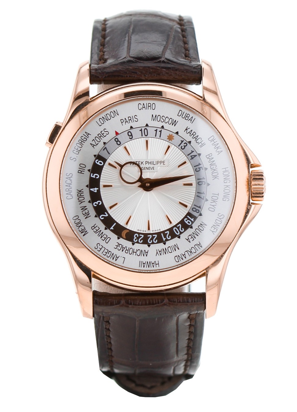 Patek Philippe 5130R 001 World Time 4973 Pink gold case