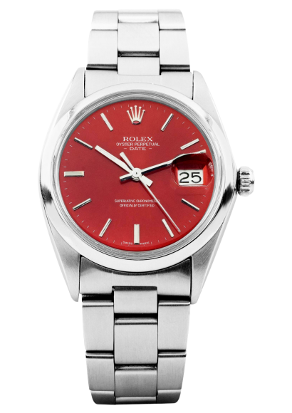 Rolex Oyster Perpetual Date Red Dial 