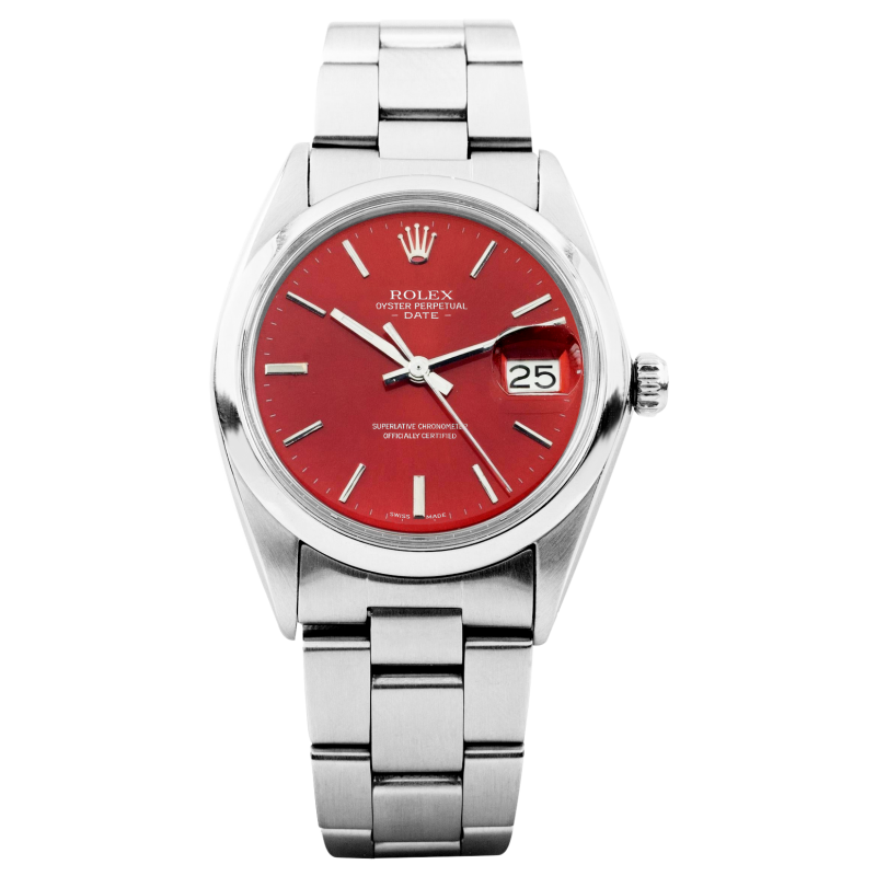 rolex red dial