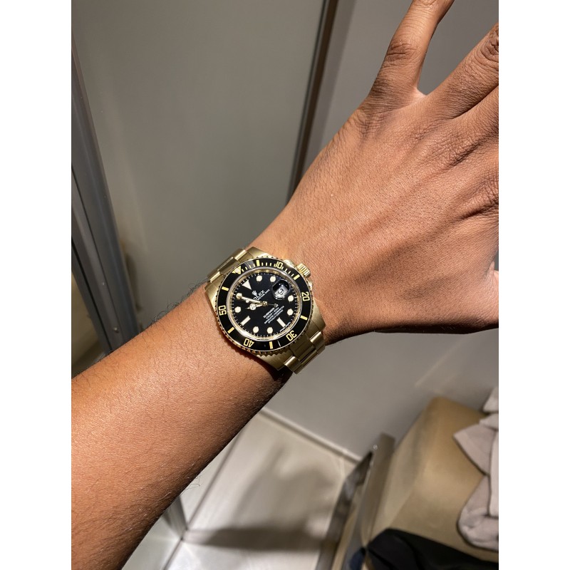 Pre-owned Rolex Submariner Gold (2018) 18kt 116618Ln