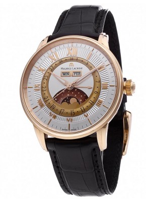 Maurice Lacroix Masterpiece Phase de Lune MP6428-PG101-11E NEW