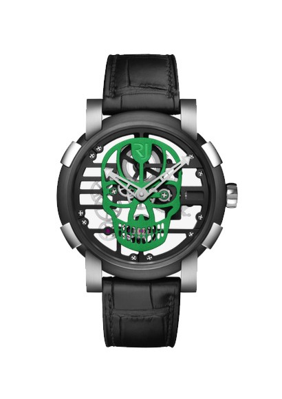 Romain Jerome Skylab 48 Speed Metal Green Skull RJ.M.AU.030.23 Romain Jerome Skylab 48 Speed Metal Green Skull RJ.M.AU.030.23