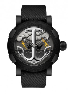 Romain Jerome Tattoo Black Yellow RJ.T.AU.TT.002.01 NEW