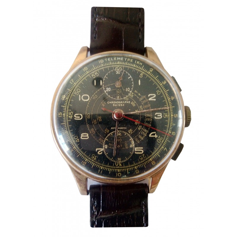 Vintage chronographe suisse sales