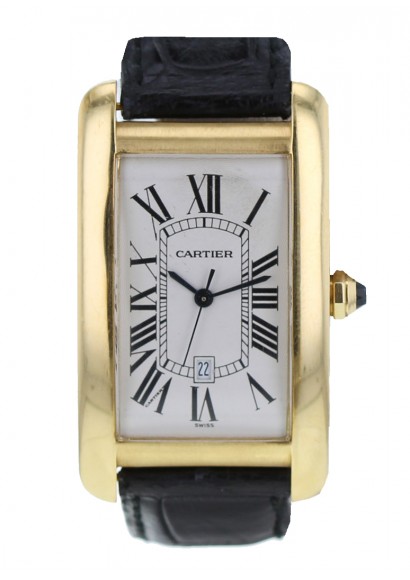 Cartier Tank américaine 18k Auto XL 1740 5457 Cartier Tank