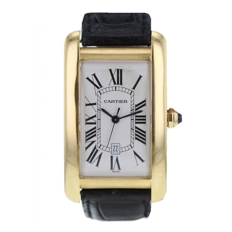 Cartier Tank am ricaine 18k Auto XL 1740 5457 Cartier Tank