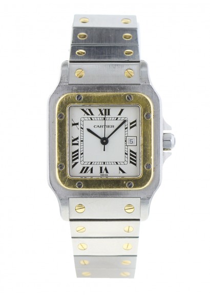 Cartier Santos GM Auto 18k Cartier Santos GM Auto 18k