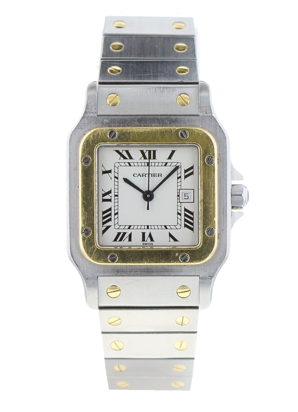 Cartier Santos GM Auto 18k 5651 Cartier Santos