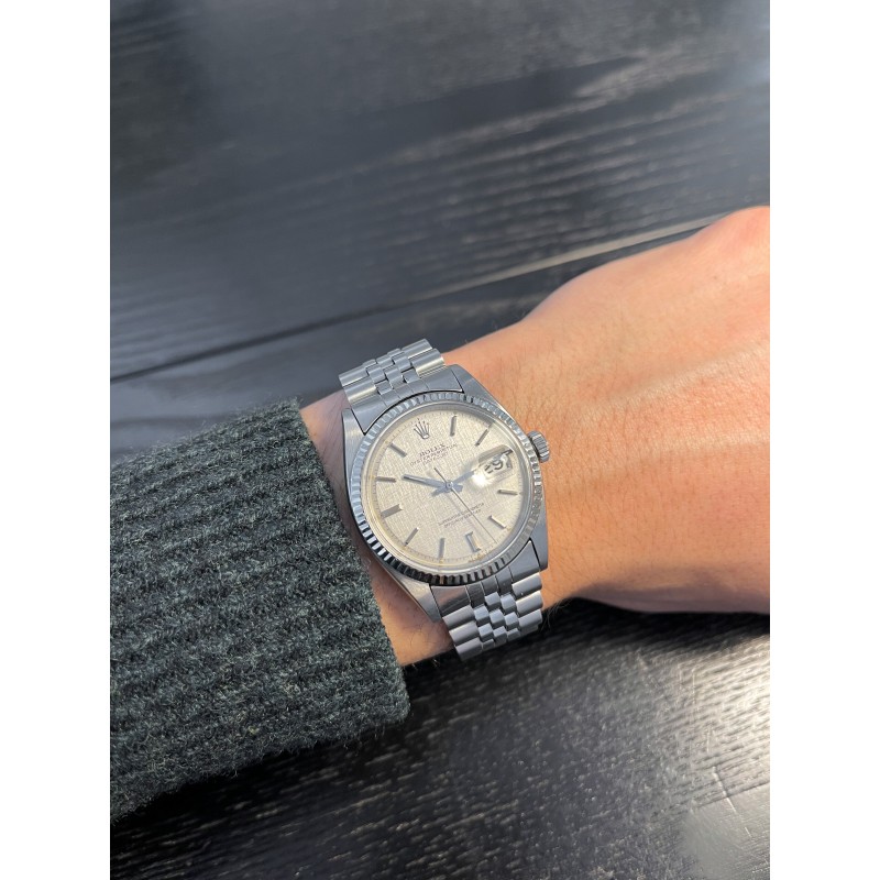 Rolex Datejust 1601 Linen Sigma Dial 1601 5803 Rolex Datejust