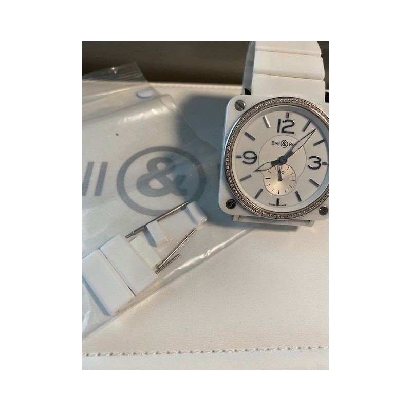 Bell & Ross BR-S Quartz Ceramic White BRS-98-WCS 7010 Bell & Ross BRS