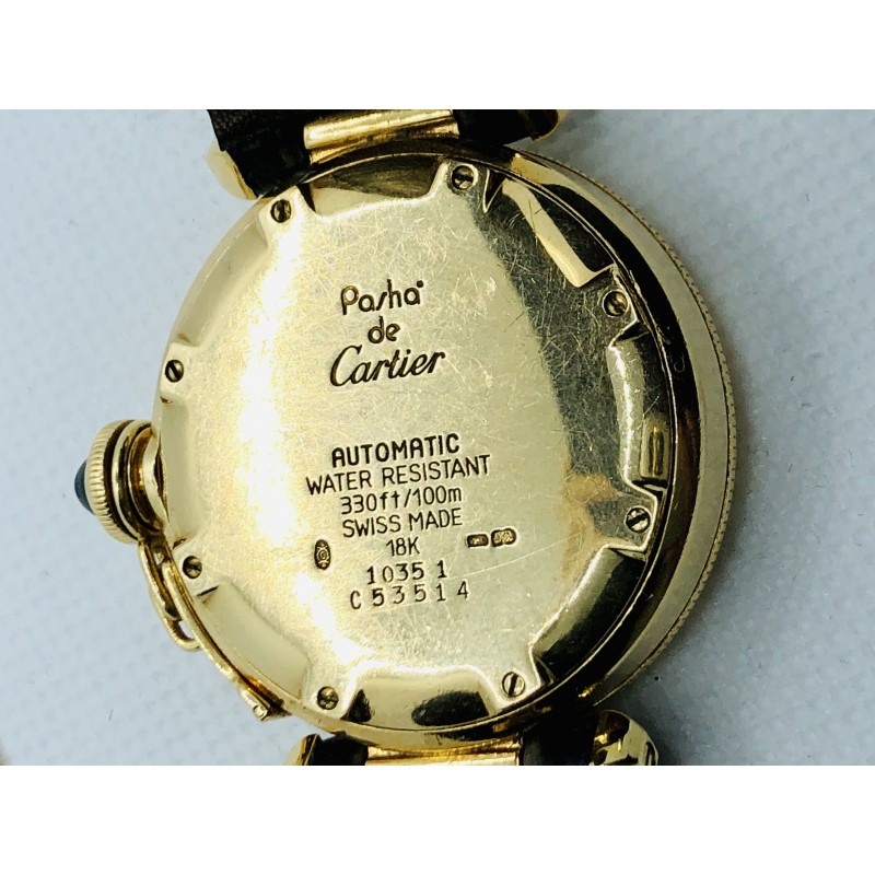 pasha de cartier automatic water resistant 330ft 100m