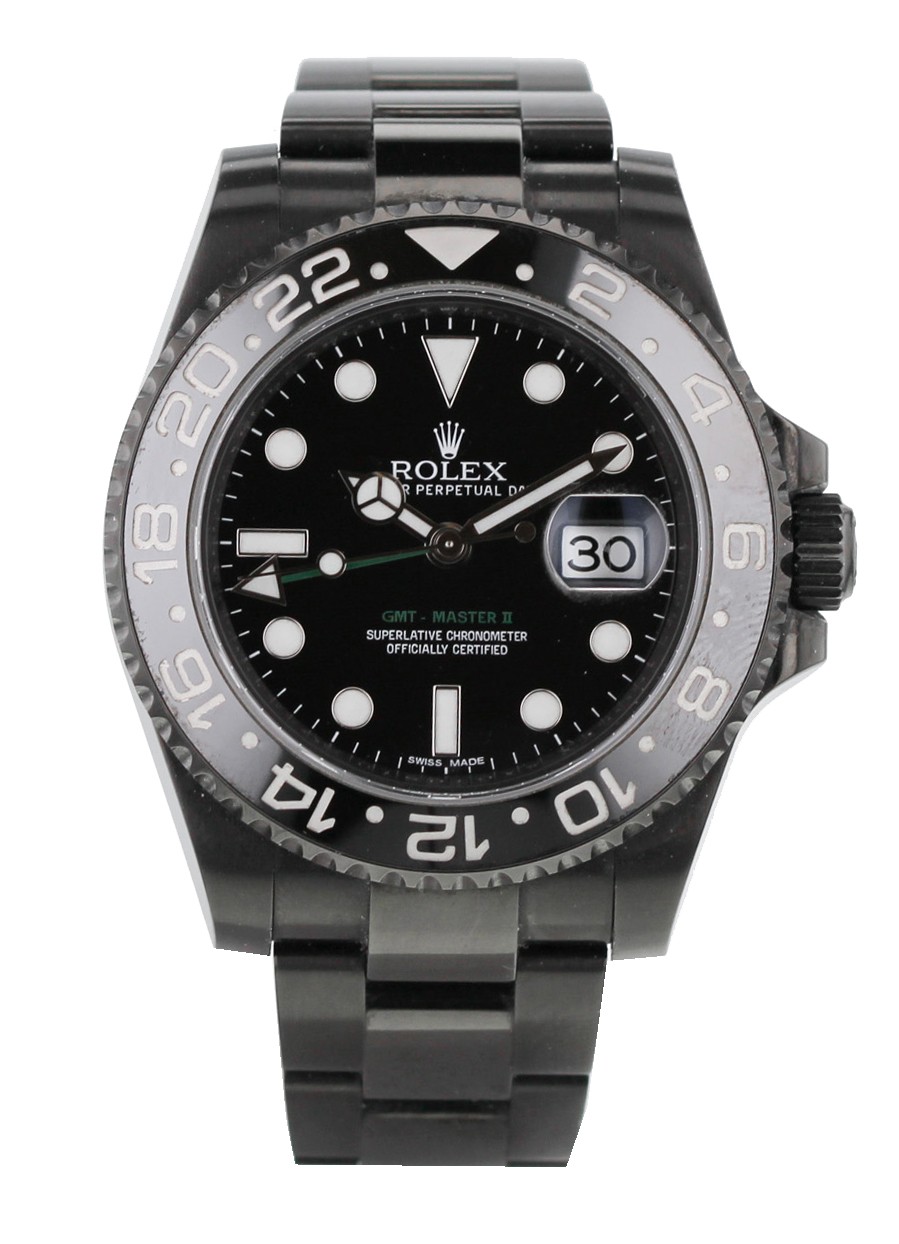 Custom rolex gmt master ii deals