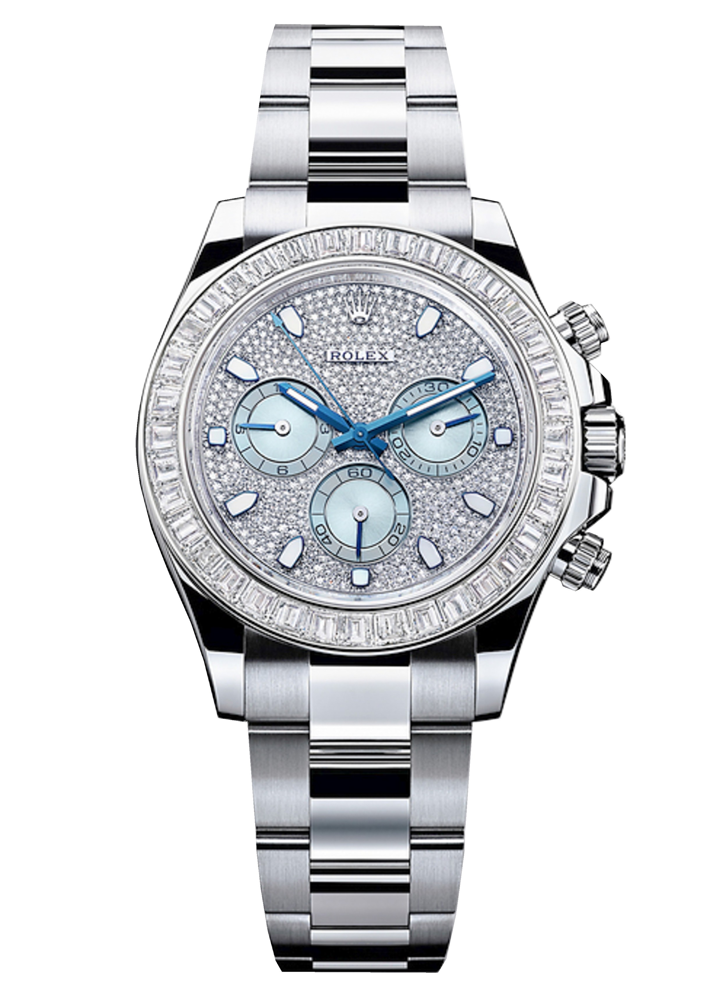 Rolex Daytona 116576TBR Factory Diamonds Platinium 7093 Rolex Chron