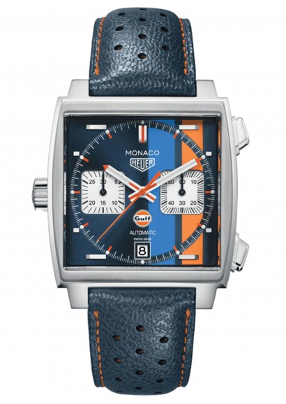  Monaco Calibre 11 CAW211R.FC6401 TAG HEUER GULF MONACO Cal. 11 Chrono stripes