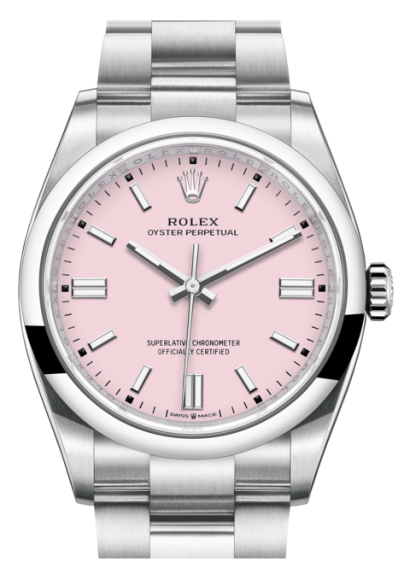 Rolex Oyster Perpetual 36 Pink Candy Dial 126000