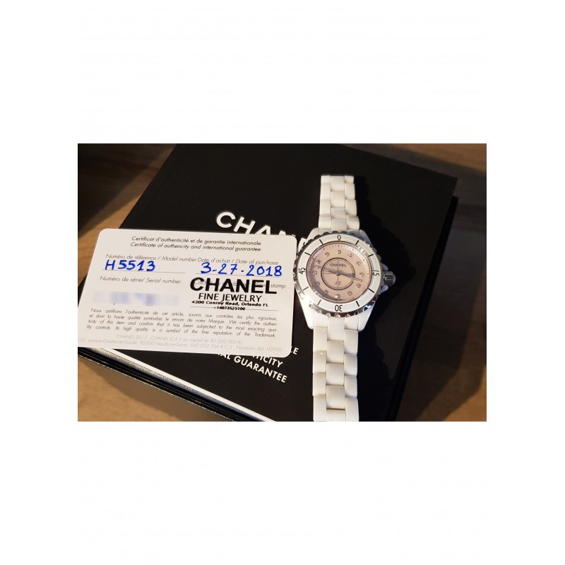 Chanel J12 33mm Diamond H5513