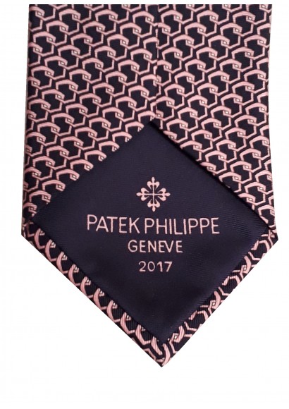 Patek Philippe cravate en soie neuve cravate motif Calatrava