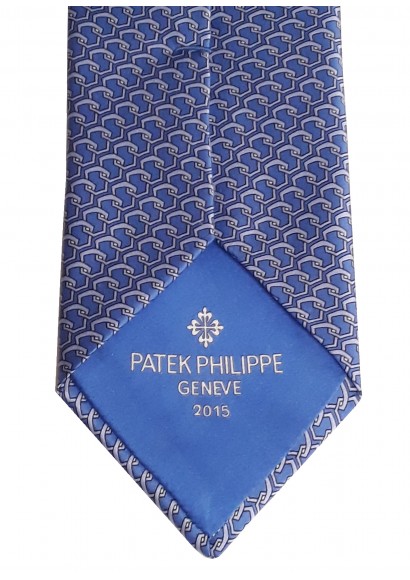 Patek Philippe cravate en soie neuve cravate motif Calatrava